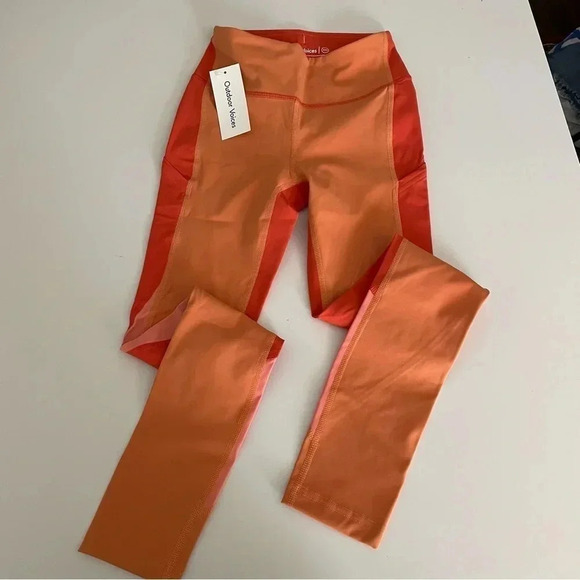 Outdoor Voices Zoom 7/8 Leggings XXS (Orange) Sunstone/Paprika/Peach Run Gym - Picture 3 of 15